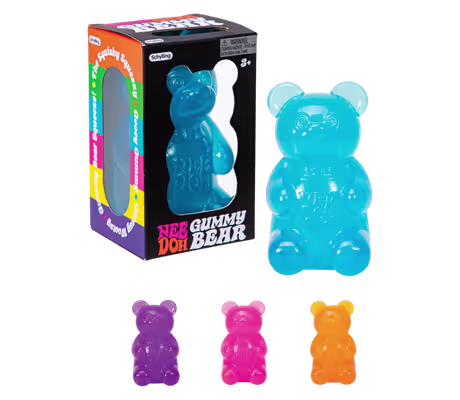 needoh nice cube gummy bear jelly squeeze toy